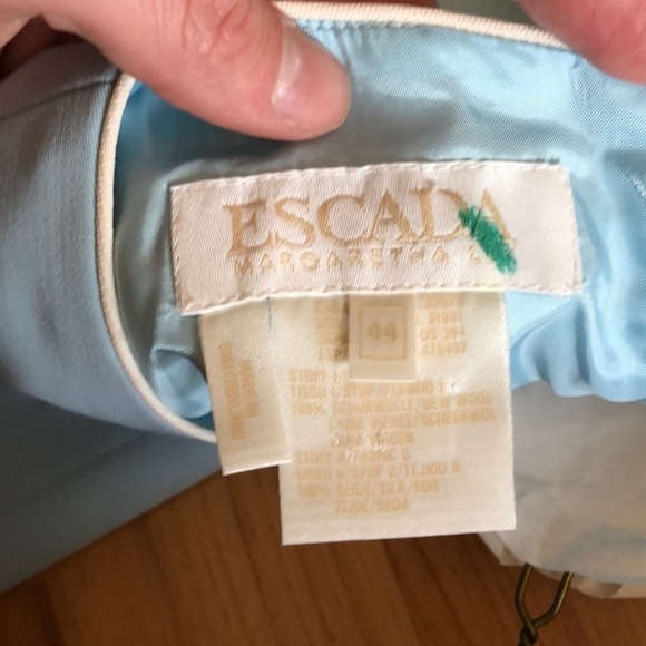 Escada Baby Blue Dress - Picture 4 of 5